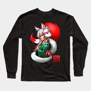 Kitsune Girl Long Sleeve T-Shirt